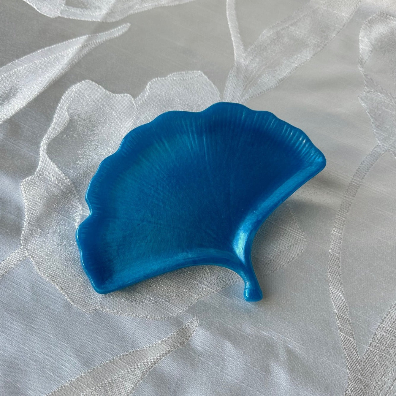 Ginkgo Resin Art Trinket Dish