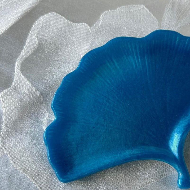 Ginkgo Resin Art Trinket Dish