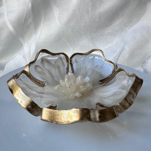 Small Resin Crystal Trinket Dish