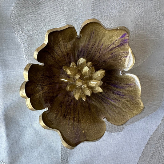 Small Resin Crystal Trinket Dish