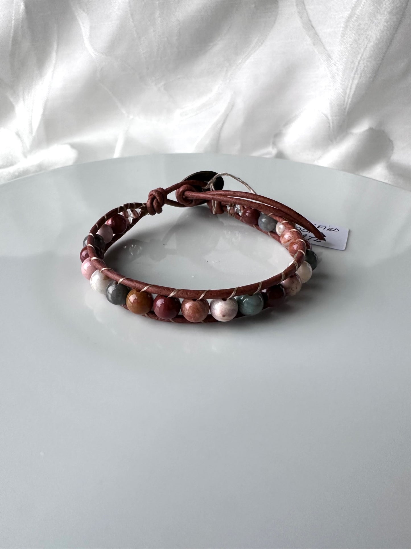 Leather Beaded Bracelets