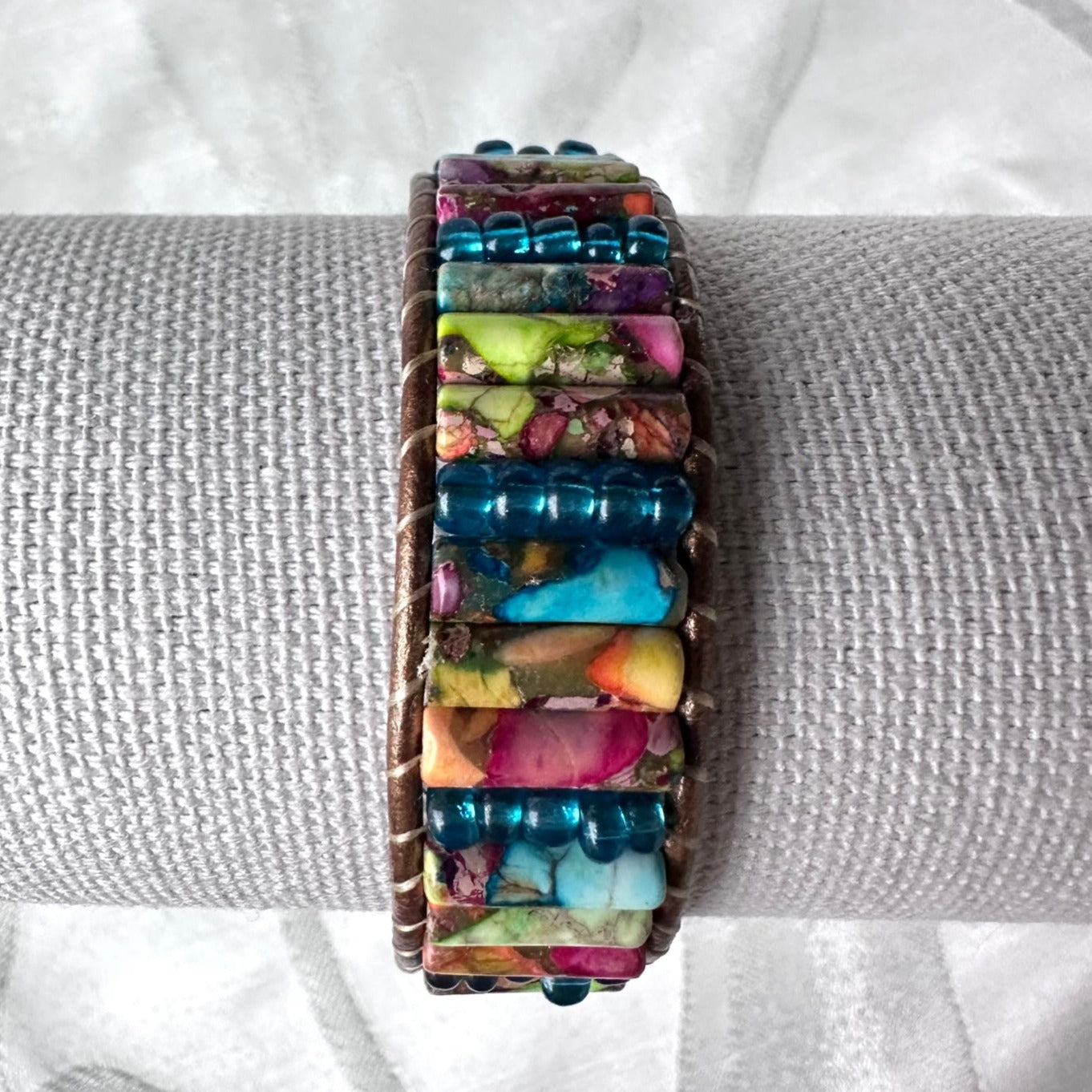 Leather Beaded Bracelets