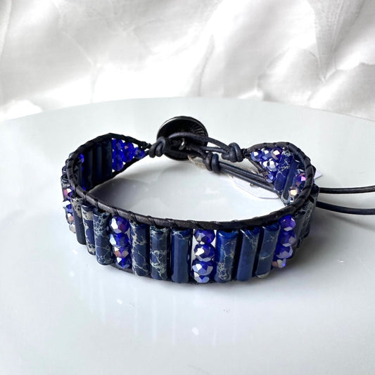 Leather Beaded Bracelets