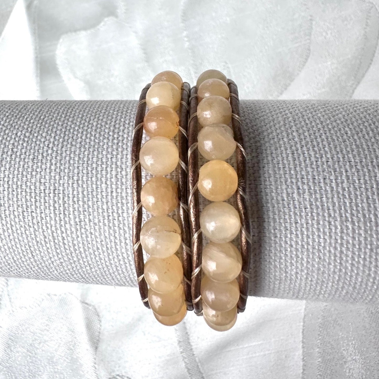 Leather Beaded Bracelets