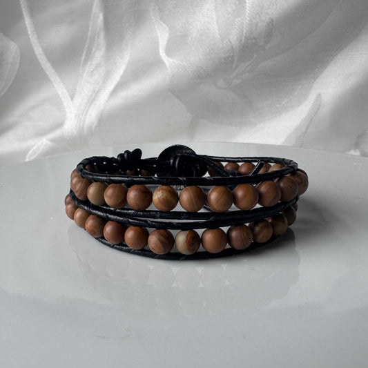 Leather Beaded Bracelets