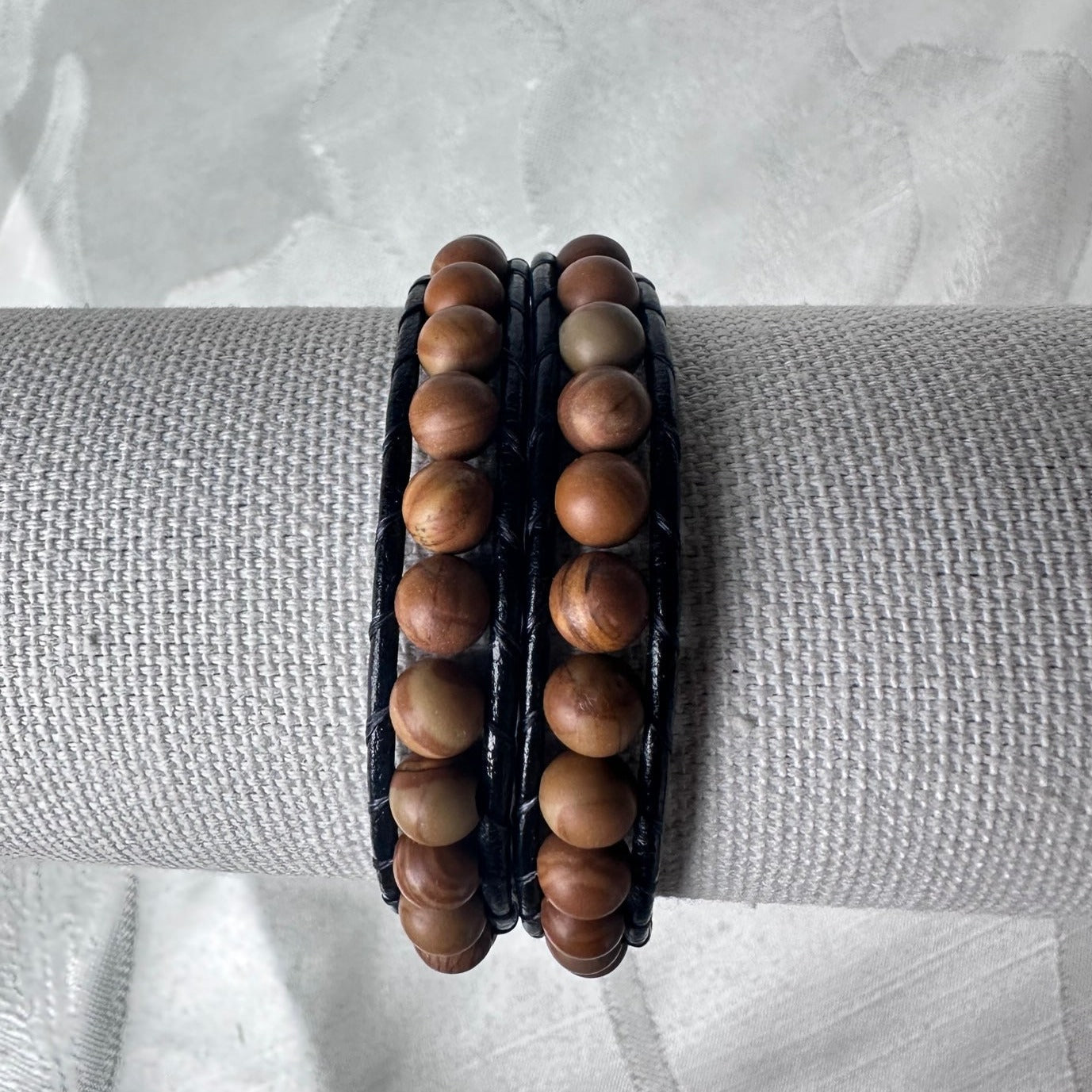 Leather Beaded Bracelets