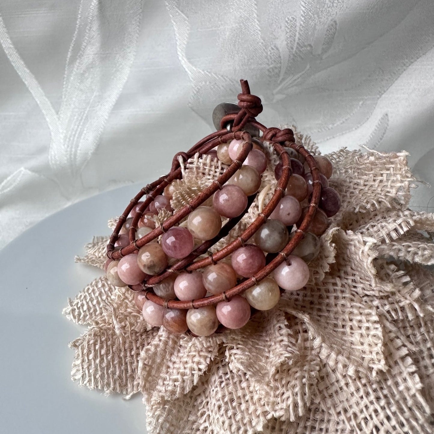 Leather Beaded Bracelets