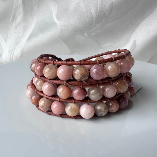 Leather Beaded Bracelets