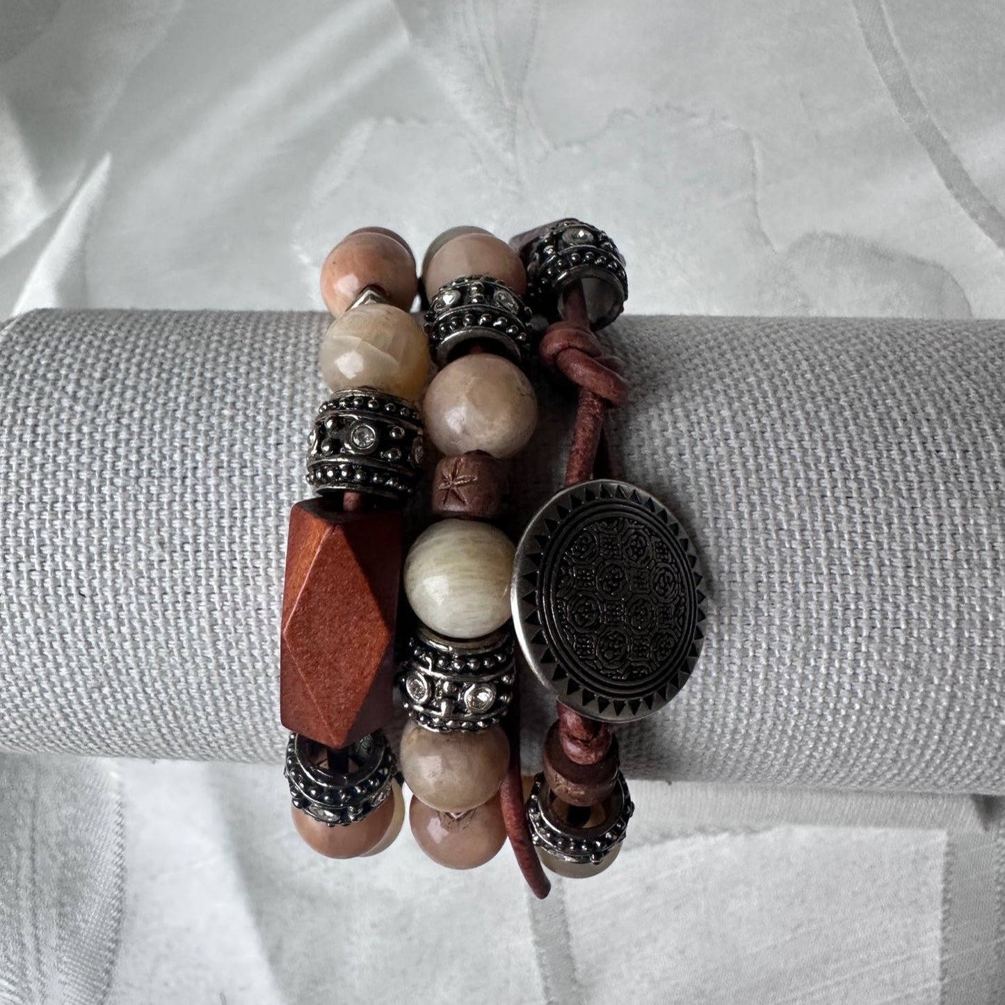 Leather Beaded Bracelets