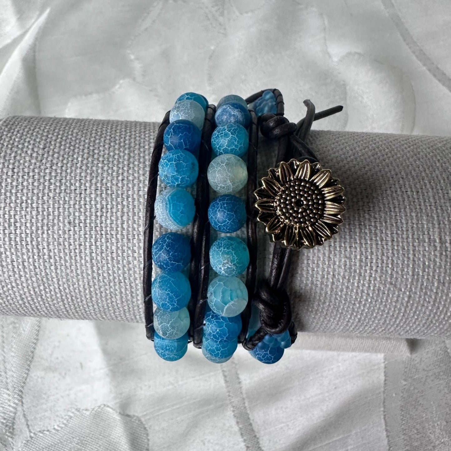 Leather Beaded Bracelets