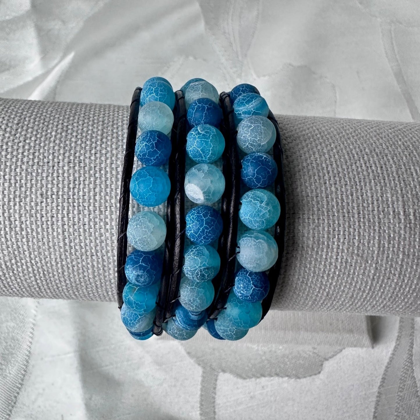 Leather Beaded Bracelets