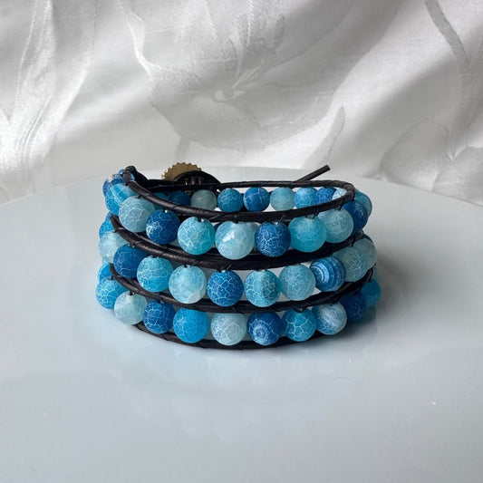 Leather Beaded Bracelets