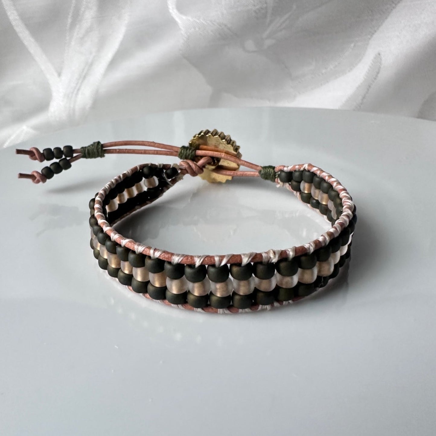 Leather Beaded Bracelets